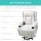 Best Choice Products Electric Power Lift Linen Recliner Massage Chair Furniture w/ USB Port, Heat, Cupholders